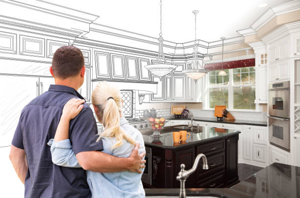 Professional Cabinet Refacing technician working in Brinklow, MD
